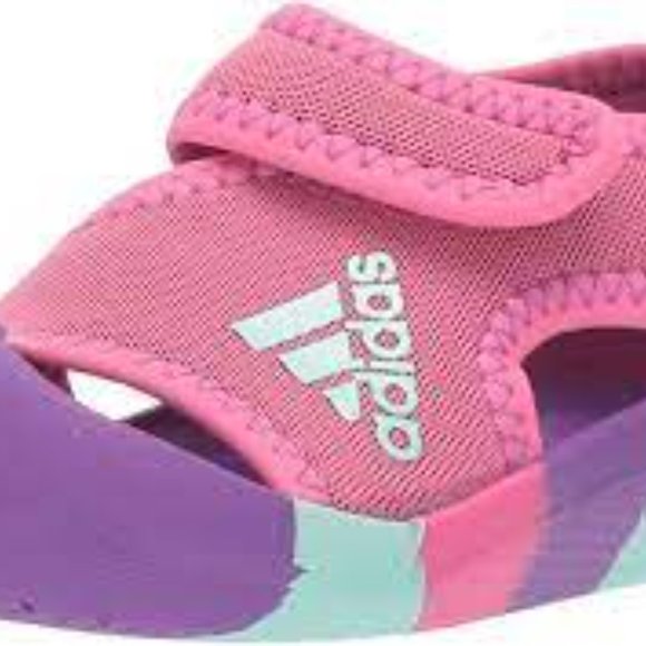 Adidas Toddler Girls Pink/Purple/Mint Altaventure Water Shoes - Picture 3 of 5